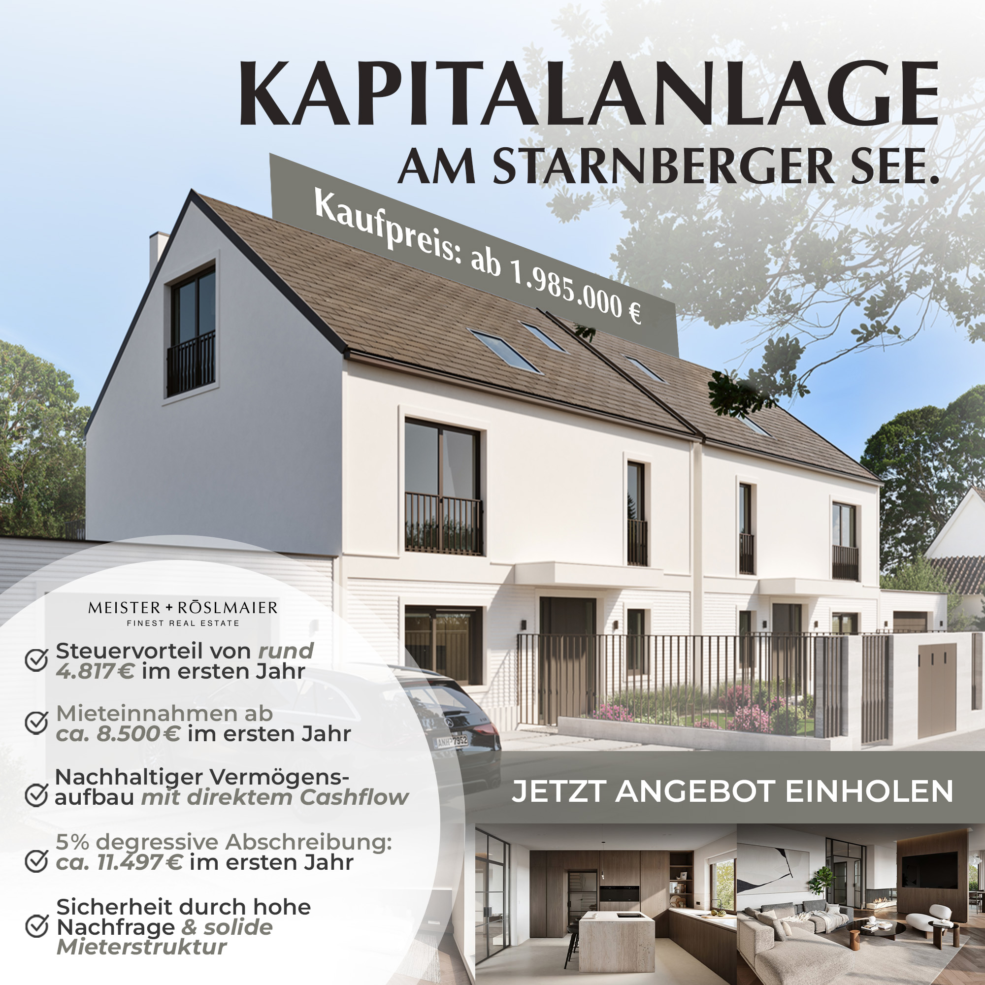Werbemotiv Meister + Röslmaier — Architektur
